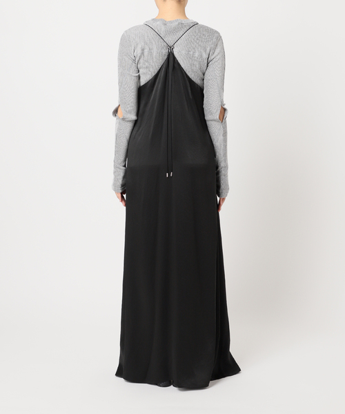 CITYSHOP(シティーショップ)の「SATIN MAXI CAMI DRESS:ワンピース(ワンピース・レディース・ブラック/ホワイト・38/36)」の19枚目の写真
