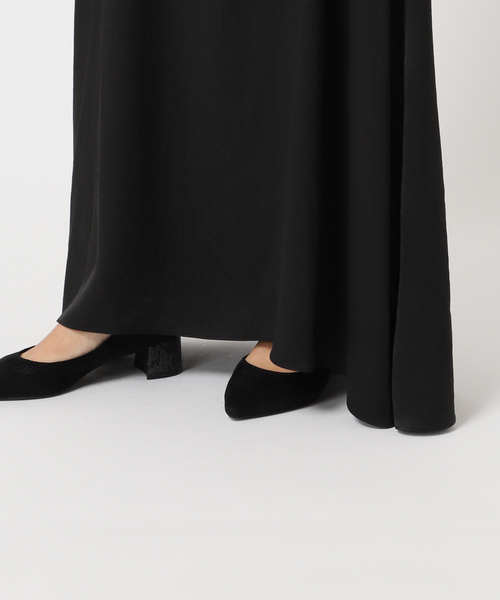 CITYSHOP(シティーショップ)の「SATIN MAXI CAMI DRESS:ワンピース(ワンピース・レディース・ブラック/ホワイト・38/36)」の3枚目の写真