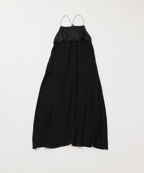 CITYSHOP(シティーショップ)の「SATIN MAXI CAMI DRESS:ワンピース(ワンピース・レディース・ブラック/ホワイト・38/36)」の9枚目の写真