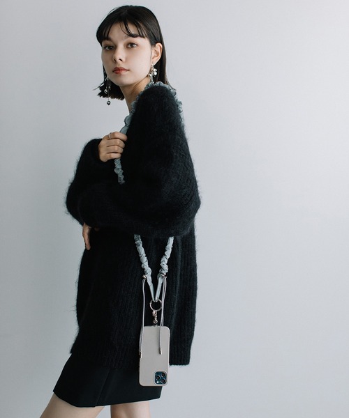 BEAUREヴュレナイロンギャザーモバイルストラップショルダー