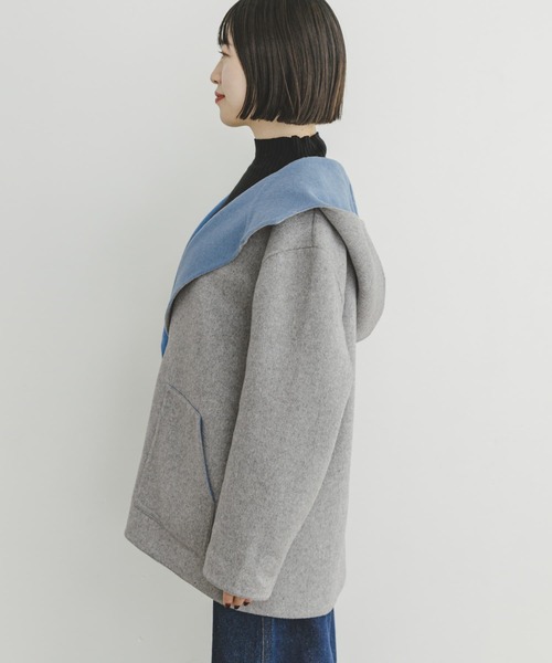 ITEMS URBANRESEARCH(アイテムズ アーバンリサーチ)の「リバーフードジャケット(その他アウター・レディース・チャコールグレー/グレー系その他・FREE)」の19枚目の写真