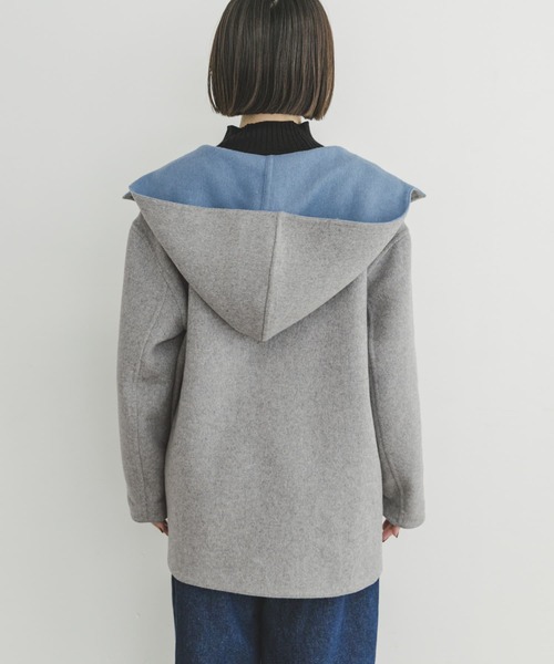ITEMS URBANRESEARCH(アイテムズ アーバンリサーチ)の「リバーフードジャケット(その他アウター・レディース・チャコールグレー/グレー系その他・FREE)」の20枚目の写真