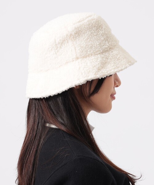 BEAMS GOLF（ビームスゴルフ）の「カールボア ハット（ハット・レディース・オフホワイト/ネイビー/ブラウン/ブラック・ONE SIZE）」の8枚目の写真