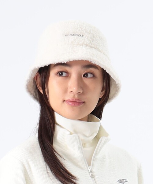 BEAMS GOLF（ビームスゴルフ）の「カールボア ハット（ハット・レディース・オフホワイト/ネイビー/ブラウン/ブラック・ONE SIZE）」の9枚目の写真