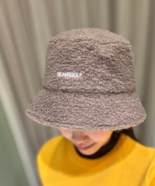 BEAMS GOLF（ビームスゴルフ）の「カールボア ハット（ハット・レディース・オフホワイト/ネイビー/ブラウン/ブラック・ONE SIZE）」の3枚目の写真