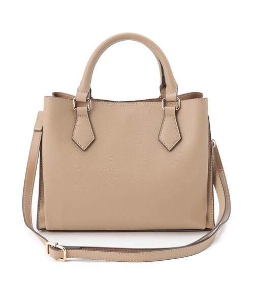 INDIVI（インディヴィ）の「◆【合皮／ショルダー付】ベルトデザイン ハンドバッグ（ショルダーバッグ・レディース・ブラック/サックスブルー/ベージュ・00）」の6枚目の写真