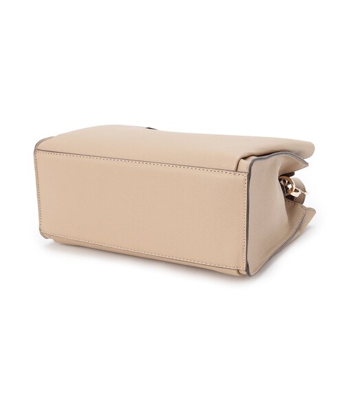 INDIVI（インディヴィ）の「◆【合皮／ショルダー付】ベルトデザイン ハンドバッグ（ショルダーバッグ・レディース・ブラック/サックスブルー/ベージュ・00）」の7枚目の写真