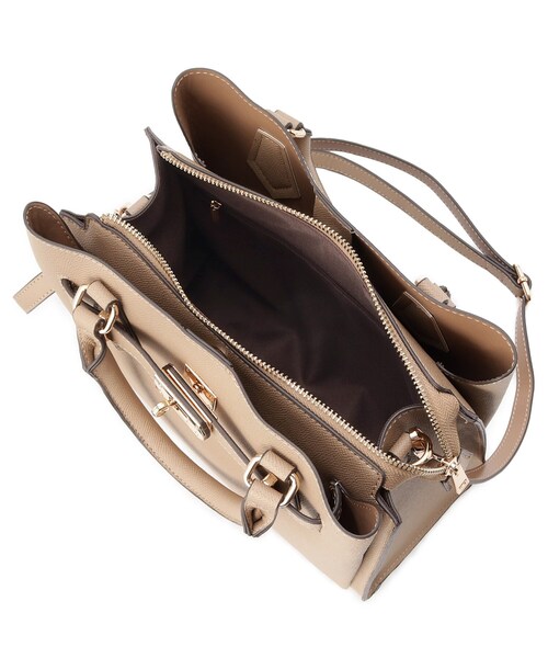 INDIVI（インディヴィ）の「◆【合皮／ショルダー付】ベルトデザイン ハンドバッグ（ショルダーバッグ・レディース・ブラック/サックスブルー/ベージュ・00）」の10枚目の写真
