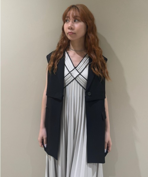 LILYBROWN ジレ ベスト LILY BROWN（リリーブラウン）の「2wayジレ（ベスト）」 - WEAR