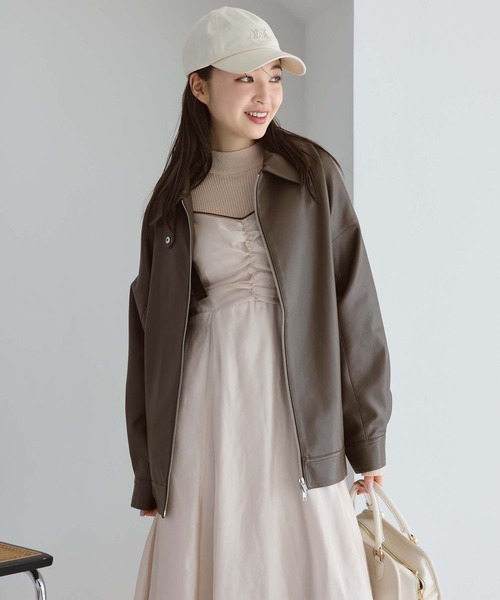 one after another NICE CLAUP（ワンアフターアナザーナイスクラップ）の「あざともてワンピースセット（ワンピース・レディース・ブラック/ブラウン/アイボリー/ベージュ・FREE）」の11枚目の写真