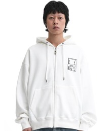 OY/オーワイ』 ODOLLY PATCH HOODIE ZIP-UP/オードリーパッチ ジップ