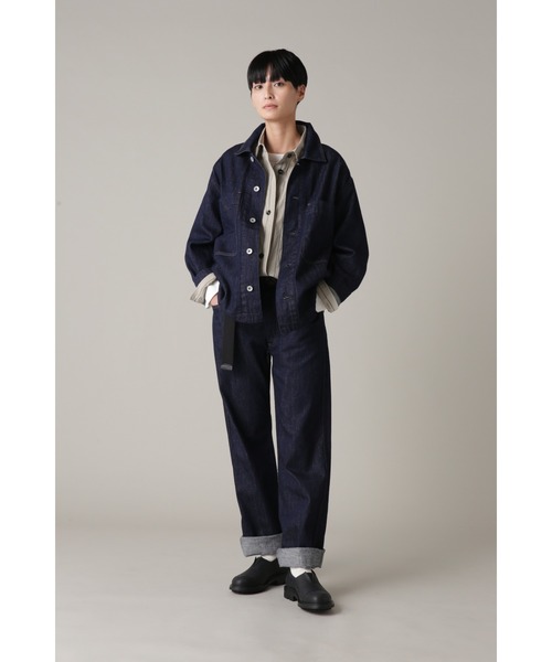 MHL. エムエイチエル コットンリネン プレーンウェーブ シャツ M 長袖