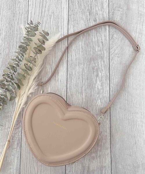CERCA(チェルカ)の「lulunoix/ハートショルダーバッグ N15176(ショルダーバッグ・キッズ・ホワイト/ブラック/ベージュ/パープル/ブラウン/ピンク/ブルー/グリーン/レッド/アイボリー・FREE)」の11枚目の写真