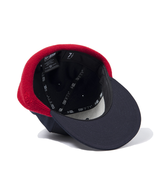 XLARGE（エクストララージ）の「NEWERA XLARGE FLIPDOWN CAP（キャップ・メンズ・ネイビー・7 3/8/7 5/8/7 1/2）」の5枚目の写真