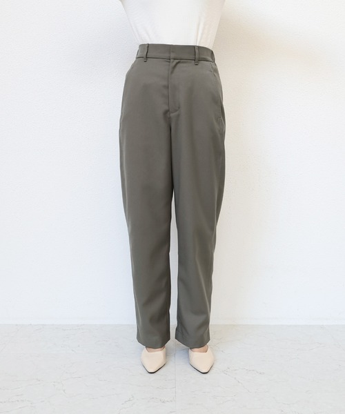 evernavy（エバーネイビー）の「ツイルカーブパンツ（その他パンツ・レディース・グレイッシュベージュ/ネイビー/ブラック・M/S/L）」の5枚目の写真