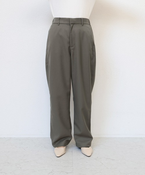 evernavy（エバーネイビー）の「ツイルカーブパンツ（その他パンツ・レディース・グレイッシュベージュ/ネイビー/ブラック・M/S/L）」の8枚目の写真