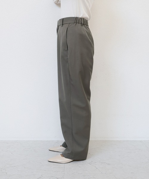 evernavy（エバーネイビー）の「ツイルカーブパンツ（その他パンツ・レディース・グレイッシュベージュ/ネイビー/ブラック・M/S/L）」の9枚目の写真