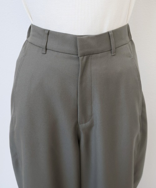 evernavy（エバーネイビー）の「ツイルカーブパンツ（その他パンツ・レディース・グレイッシュベージュ/ネイビー/ブラック・M/S/L）」の14枚目の写真