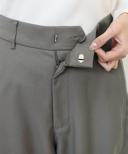 evernavy（エバーネイビー）の「ツイルカーブパンツ（その他パンツ・レディース・グレイッシュベージュ/ネイビー/ブラック・M/S/L）」の16枚目の写真