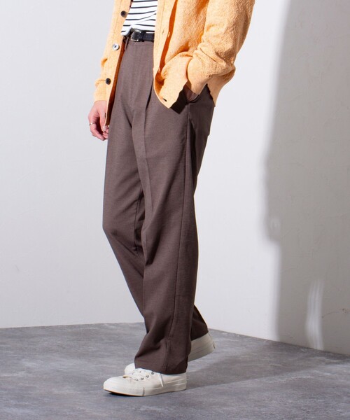 GLOSTER（グロスター）の「【GLOSTER/グロスター】ドライオックス タックイージーパンツ テーパード スラックス（その他パンツ・メンズ・ブラック/カーキブラウン/ベージュ・S/L/M）」の14枚目の写真