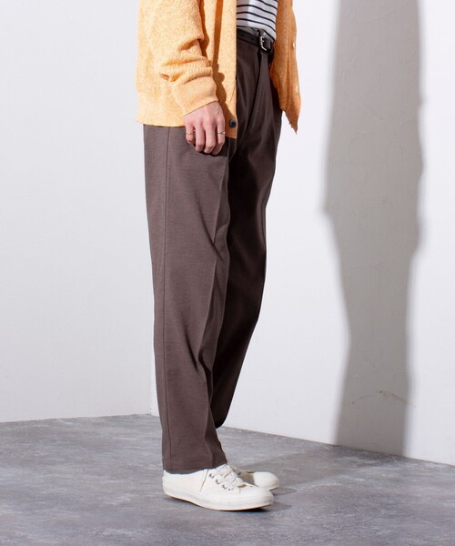 GLOSTER（グロスター）の「【GLOSTER/グロスター】ドライオックス タックイージーパンツ テーパード スラックス（その他パンツ・メンズ・ブラック/カーキブラウン/ベージュ・S/L/M）」の16枚目の写真