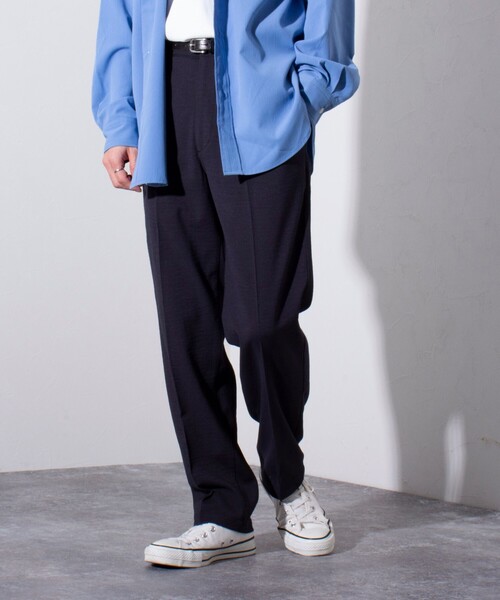 GLOSTER（グロスター）の「【GLOSTER/グロスター】ドライオックス タックイージーパンツ テーパード スラックス（その他パンツ・メンズ・ブラック/カーキブラウン/ベージュ・S/L/M）」の6枚目の写真