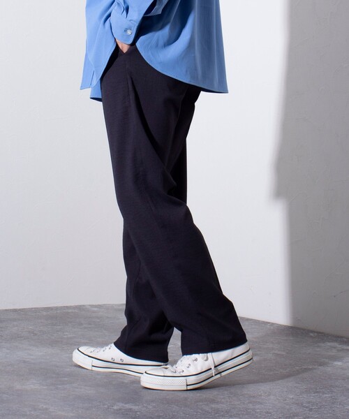 GLOSTER（グロスター）の「【GLOSTER/グロスター】ドライオックス タックイージーパンツ テーパード スラックス（その他パンツ・メンズ・ブラック/カーキブラウン/ベージュ・S/L/M）」の7枚目の写真