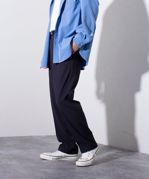 GLOSTER（グロスター）の「【GLOSTER/グロスター】ドライオックス タックイージーパンツ テーパード スラックス（その他パンツ・メンズ・ブラック/カーキブラウン/ベージュ・S/L/M）」の9枚目の写真