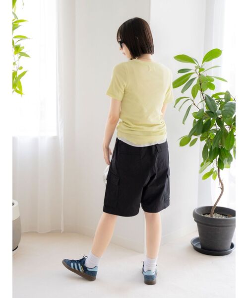 Ungrid（アングリッド）の「カーゴハーフパンツ（カーゴパンツ・レディース・ブラック/オフホワイト・FREE）」の14枚目の写真