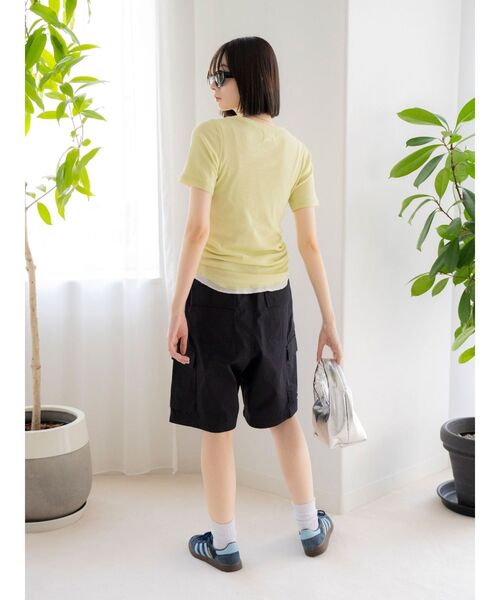 Ungrid（アングリッド）の「カーゴハーフパンツ（カーゴパンツ・レディース・ブラック/オフホワイト・FREE）」の15枚目の写真