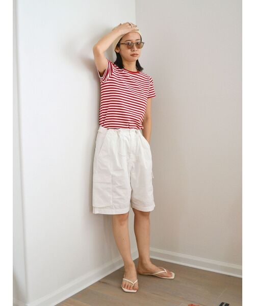 Ungrid（アングリッド）の「カーゴハーフパンツ（カーゴパンツ・レディース・ブラック/オフホワイト・FREE）」の16枚目の写真