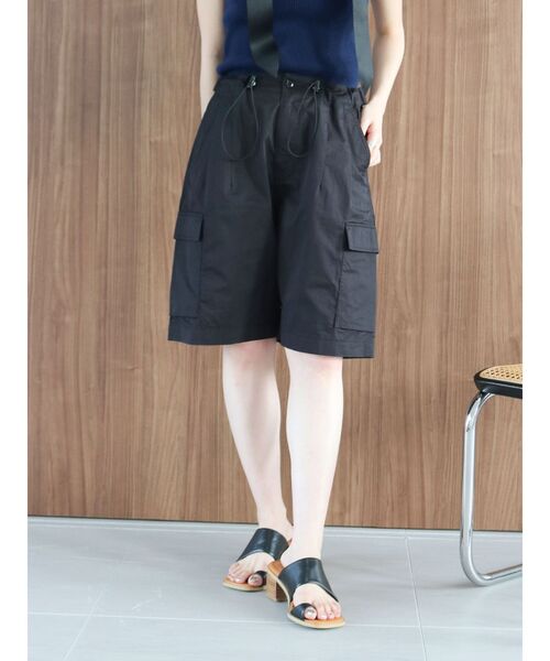 Ungrid（アングリッド）の「カーゴハーフパンツ（カーゴパンツ・レディース・ブラック/オフホワイト・FREE）」の18枚目の写真