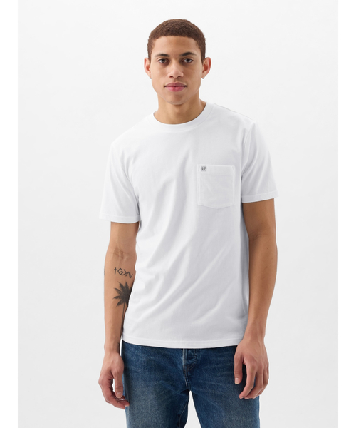 GAP(ギャップ)の「オーガニックコットン ポケット Tシャツ(ユニセックス)(Tシャツ/カットソー・メンズ・ホワイト/アクア/ブルー/ネイビー/ラベンダー/ブラック/ブラウン/グリーン/ライトブルー/ピンク/グレー/ワイン/ブルー系その他/カーキ/ベージュ/ピンク系その他/ブルー系その他2・XL/S/M/L/XS)」の19枚目の写真