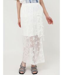 merry jenny | Butterflyレースレイヤードスカート(スカート)