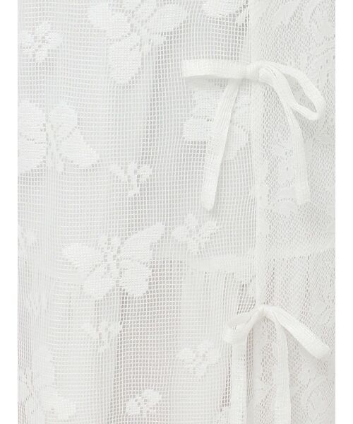 merry jenny（メリージェニー）の「Butterflyレースレイヤードスカート（スカート・レディース・オフホワイト/ブラック・FREE）」の18枚目の写真