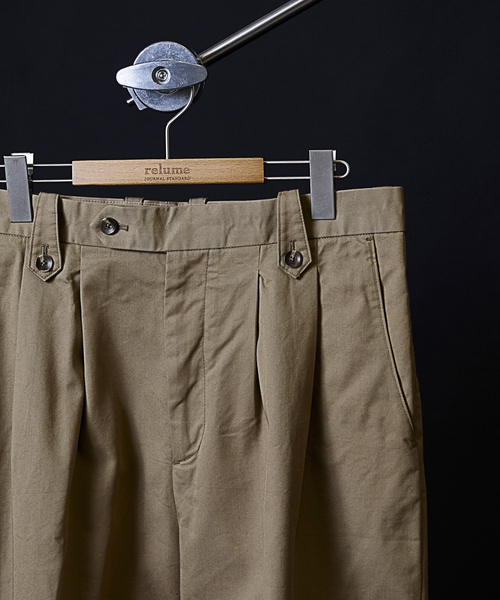 JOURNAL STANDARD relume（ジャーナルスタンダード　レリューム）の「【MICROTEX / マイクロテックス】2プリーツスラックス（その他パンツ・メンズ・ベージュ/ブラック・MEDIUM/LARGE）」の18枚目の写真