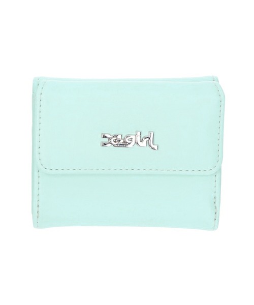 X-girl（エックスガール）の「FAUX LEATHER MINI WALLET（財布・レディース・ライトブルー/ブラック/オレンジ・ONE SIZE）」の10枚目の写真