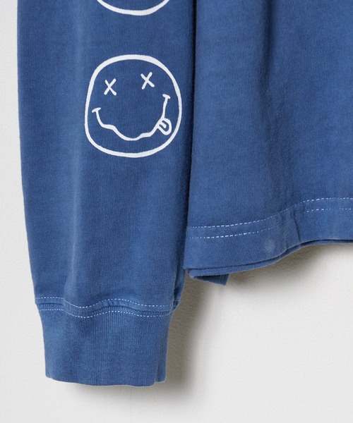 GOOD ROCK SPEED(グッドロックスピード)の「GOOD ROCK SPEED/グッドロックスピード NIRVANA LS shirt 長袖Tシャツ(Tシャツ/カットソー・メンズ・ネイビー・M/L/XL)」の5枚目の写真