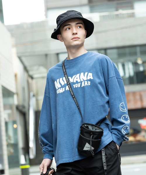 GOOD ROCK SPEED(グッドロックスピード)の「GOOD ROCK SPEED/グッドロックスピード NIRVANA LS shirt 長袖Tシャツ(Tシャツ/カットソー・メンズ・ネイビー・M/L/XL)」の10枚目の写真