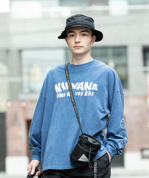 GOOD ROCK SPEED(グッドロックスピード)の「GOOD ROCK SPEED/グッドロックスピード NIRVANA LS shirt 長袖Tシャツ(Tシャツ/カットソー・メンズ・ネイビー・M/L/XL)」の9枚目の写真