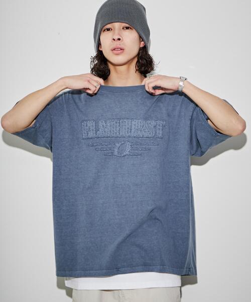 WEGO(ウィゴー)の「WEGO/ピグメントダメージアップリケT(Tシャツ/カットソー・メンズ・レッド/ブルー/ベージュ/スミクロ・MEDIUM/LARGE)」の22枚目の写真