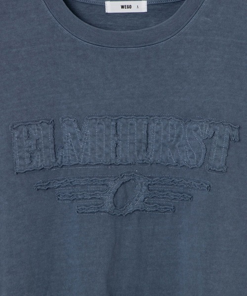 WEGO(ウィゴー)の「WEGO/ピグメントダメージアップリケT(Tシャツ/カットソー・メンズ・レッド/ブルー/ベージュ/スミクロ・MEDIUM/LARGE)」の17枚目の写真