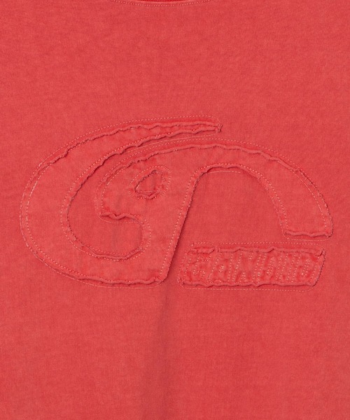 WEGO(ウィゴー)の「WEGO/ピグメントダメージアップリケT(Tシャツ/カットソー・メンズ・レッド/ブルー/ベージュ/スミクロ・MEDIUM/LARGE)」の18枚目の写真