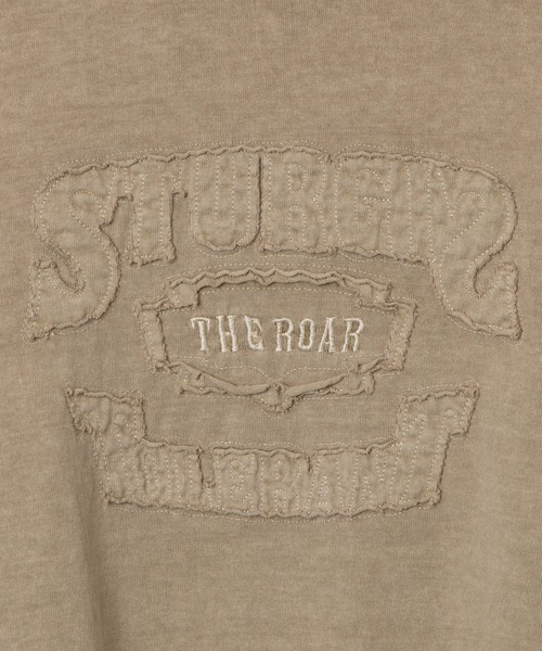 WEGO(ウィゴー)の「WEGO/ピグメントダメージアップリケT(Tシャツ/カットソー・メンズ・レッド/ブルー/ベージュ/スミクロ・MEDIUM/LARGE)」の16枚目の写真