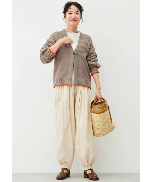 Live in comfort（リブインコンフォート）の「リブ　イン　コンフォート　ちょい足しでオシャレ度アップ！　コットン混のぽこぽこトップス（Tシャツ/カットソー・レディース・ホワイト/ブルー/ブラック・LARGE/X-LARGE/XX-LARGE/MEDIUM/XXX-LARGE/SMALL）」の12枚目の写真