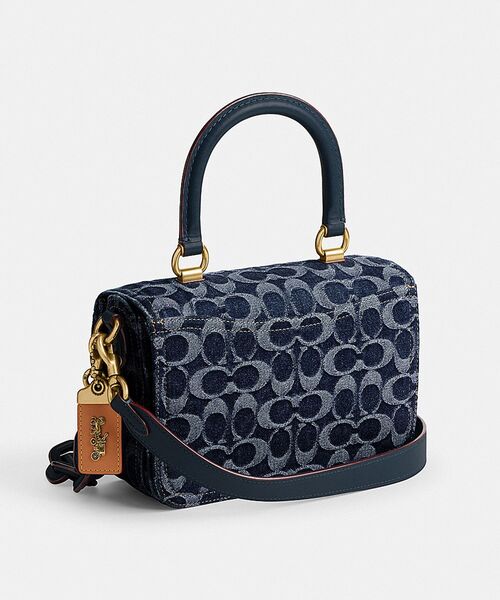 COACH（コーチ）の「ローグ トップ ハンドル・シグネチャー デニム