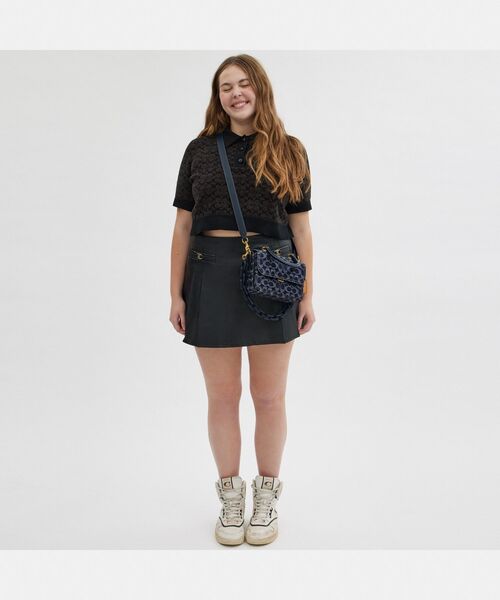 COACH（コーチ）の「ローグ トップ ハンドル・シグネチャー デニム