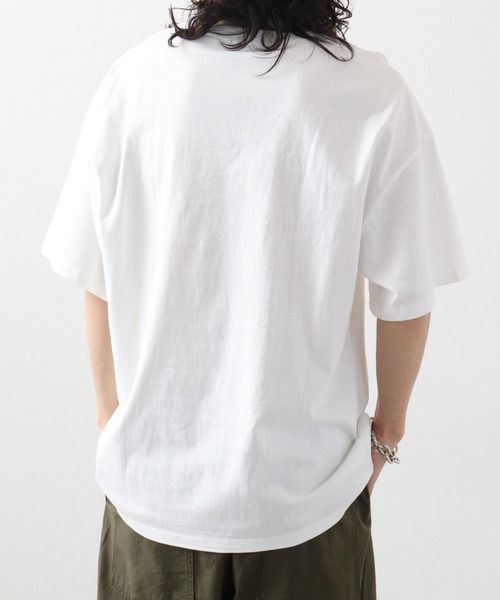 FUNALIVE(ファンアライブ)の「USコットンBIGT(Tシャツ/カットソー・メンズ・ピンク/ネイビー/ブラック/ベージュ/ホワイト/ブルー/モカ/ホワイト系/ブルー系・M/L/2XL/XL)」の13枚目の写真