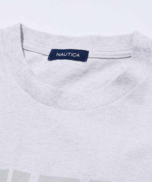 NAUTICA（ノーティカ）の「NAUTICA/ノーティカ Big Logo S/S Tee/ビックロゴ ショートスリーブ Tシャツ（Tシャツ/カットソー・メンズ・ライトグレー/ホワイト/ブラック/ネイビー・X-LARGE/LARGE/MEDIUM/SMALL）」の6枚目の写真