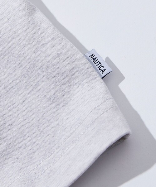 NAUTICA（ノーティカ）の「NAUTICA/ノーティカ Big Logo S/S Tee/ビックロゴ ショートスリーブ Tシャツ（Tシャツ/カットソー・メンズ・ライトグレー/ホワイト/ブラック/ネイビー・X-LARGE/LARGE/MEDIUM/SMALL）」の8枚目の写真